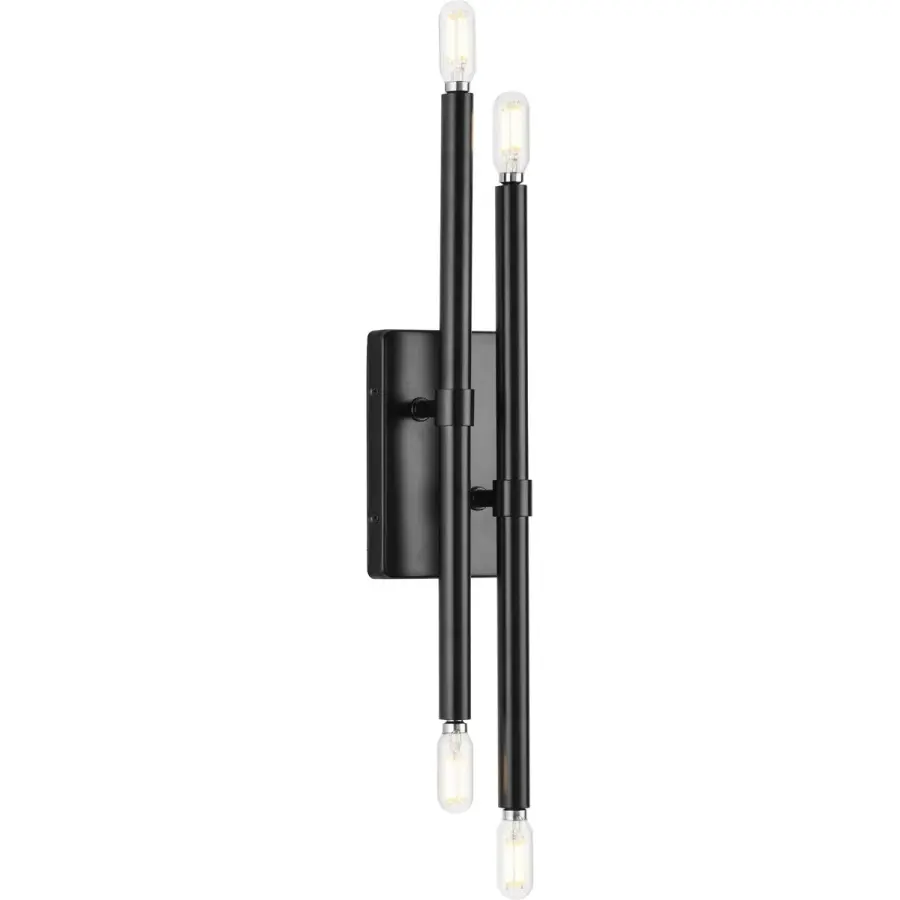 Arya Four-Light Wall Bracket in Brushed Gold - Image 1