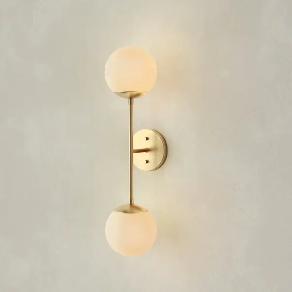 Haas Collection Two-Light Wall Bracket - Image 2