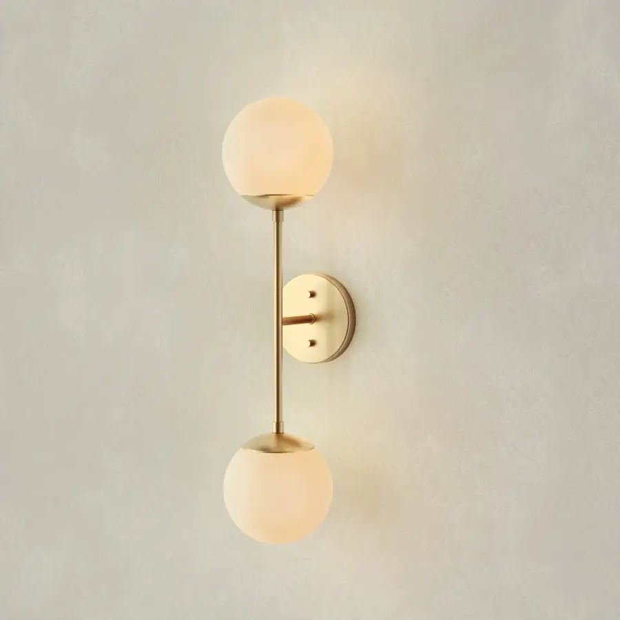 Haas Collection Two-Light Wall Bracket - Image 2