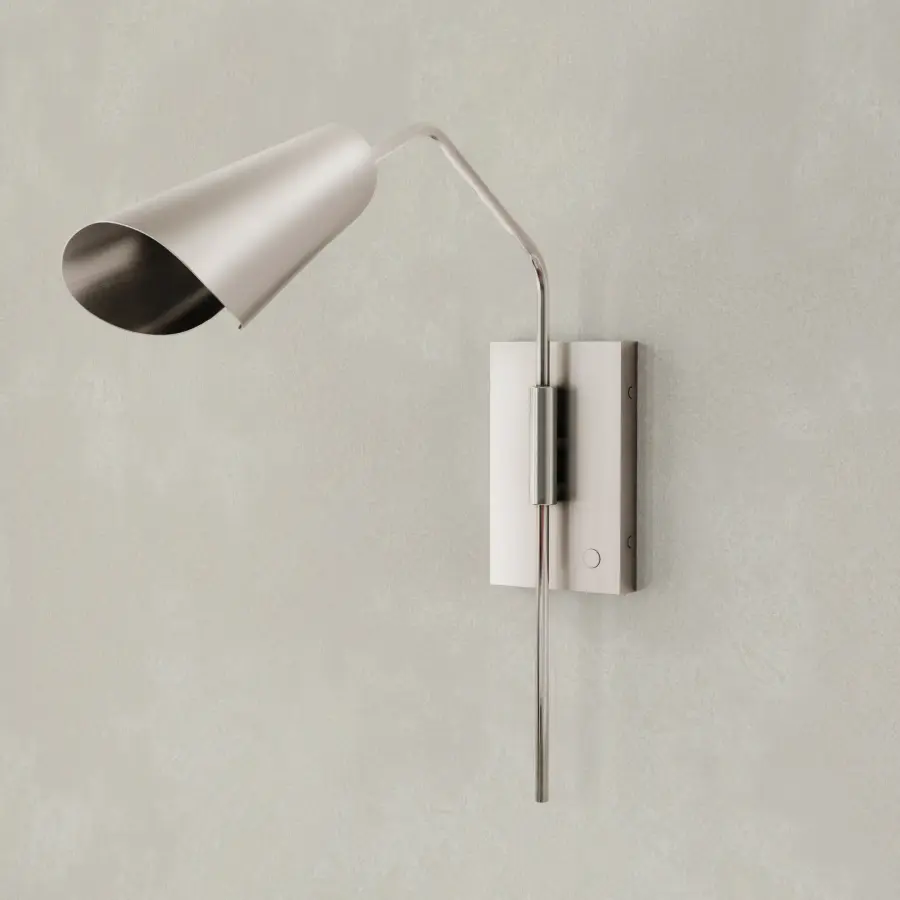 Sleek Modern Wall Sconce with California Title 22 Compliance - Image 1