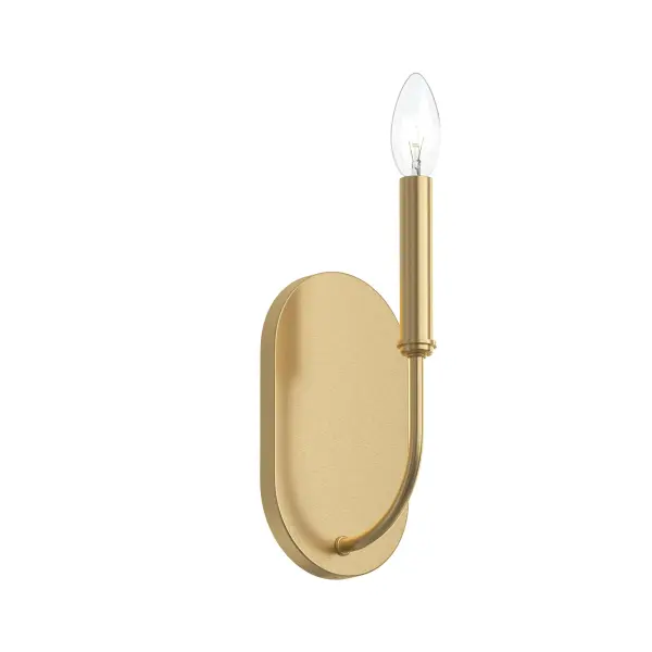 The Reines Sconce offers updated transitional styling with a refined brushed nickel finish. Its compact profile makes it ideal for bathrooms, bedrooms, and hallways where space-efficient lighting is needed.