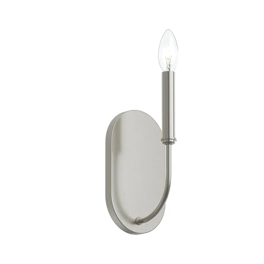 Versatile Transitional Sconce with Timeless Brushed Nickel Finish - Image 2