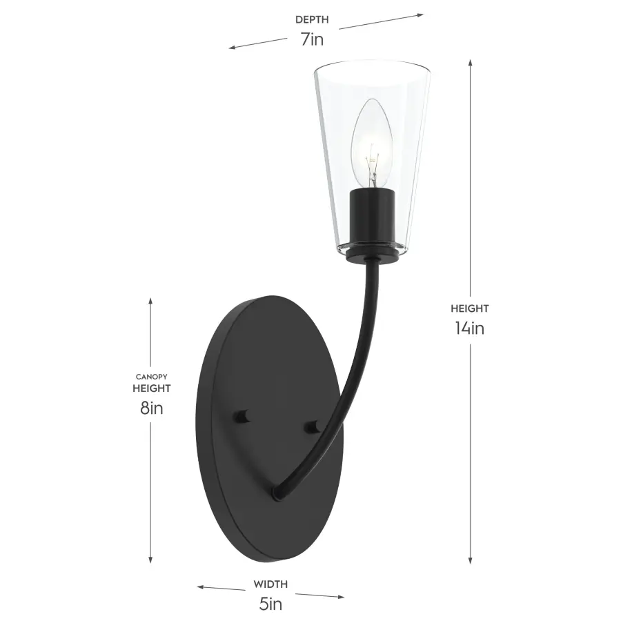 Jheni Wall Sconce in Brushed Nickel - Image 15