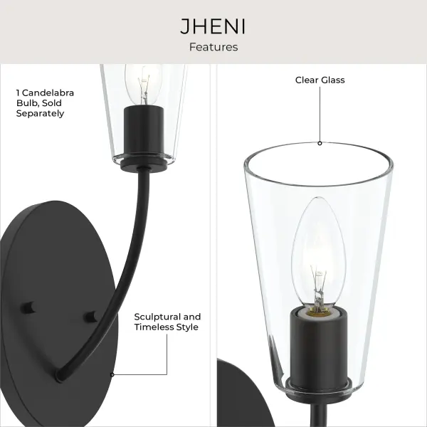 Jheni Wall Sconce in Brushed Nickel - Image 16