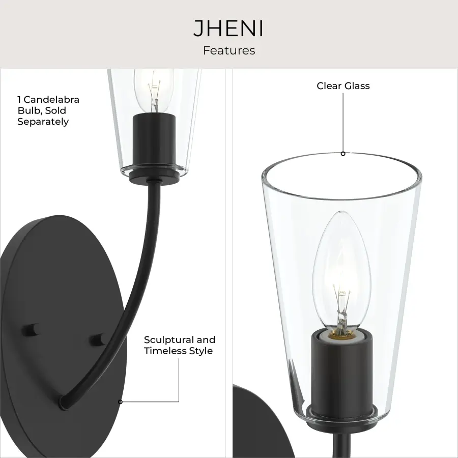 Jheni Wall Sconce in Brushed Nickel - Image 16