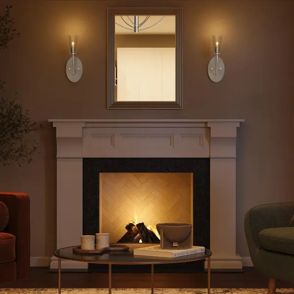 Jheni Wall Sconce in Brushed Nickel - Image 4