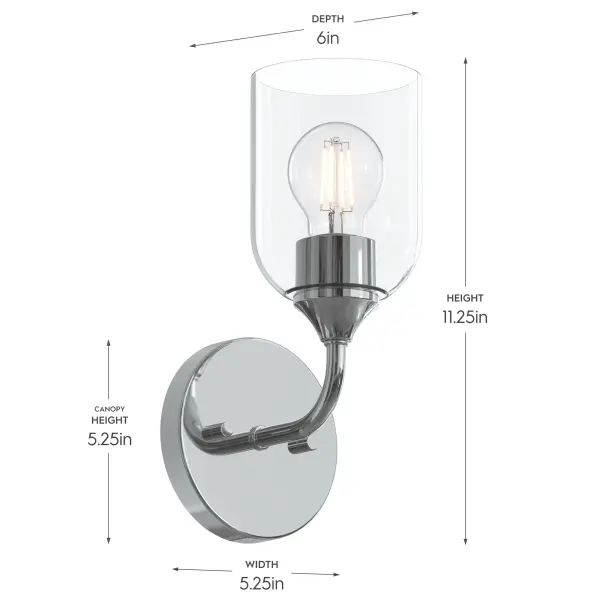 Ilia Wall Sconce in Brushed Gold - Image 13