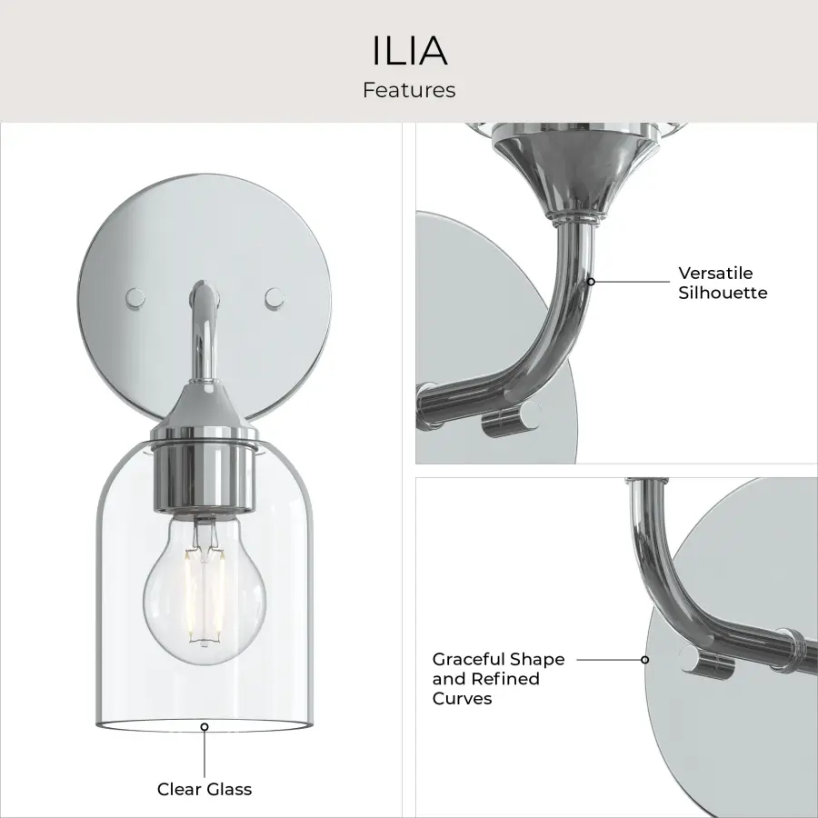 Ilia Wall Sconce in Brushed Gold - Image 14
