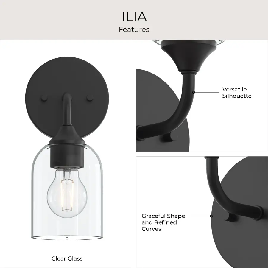 Ilia Wall Sconce in Brushed Gold - Image 38