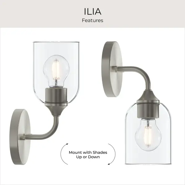 Ilia Wall Sconce in Brushed Gold - Image 5