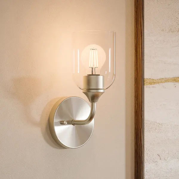 Ilia Wall Sconce in Brushed Gold - Image 6