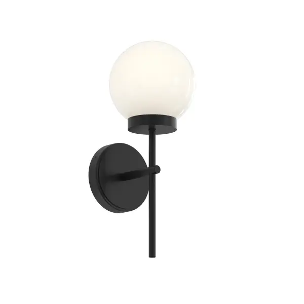 Rigsby Matte Black with Brushed Gold Sconce - Image 1