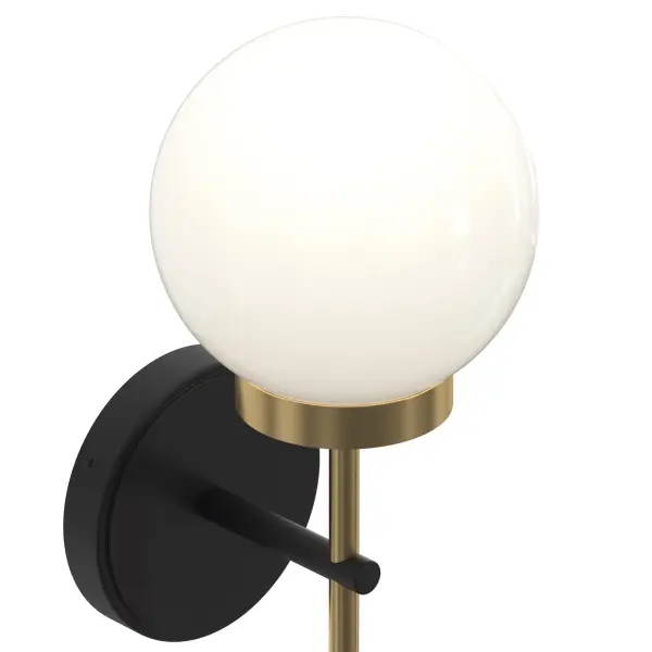 Rigsby Matte Black with Brushed Gold Sconce - Image 17