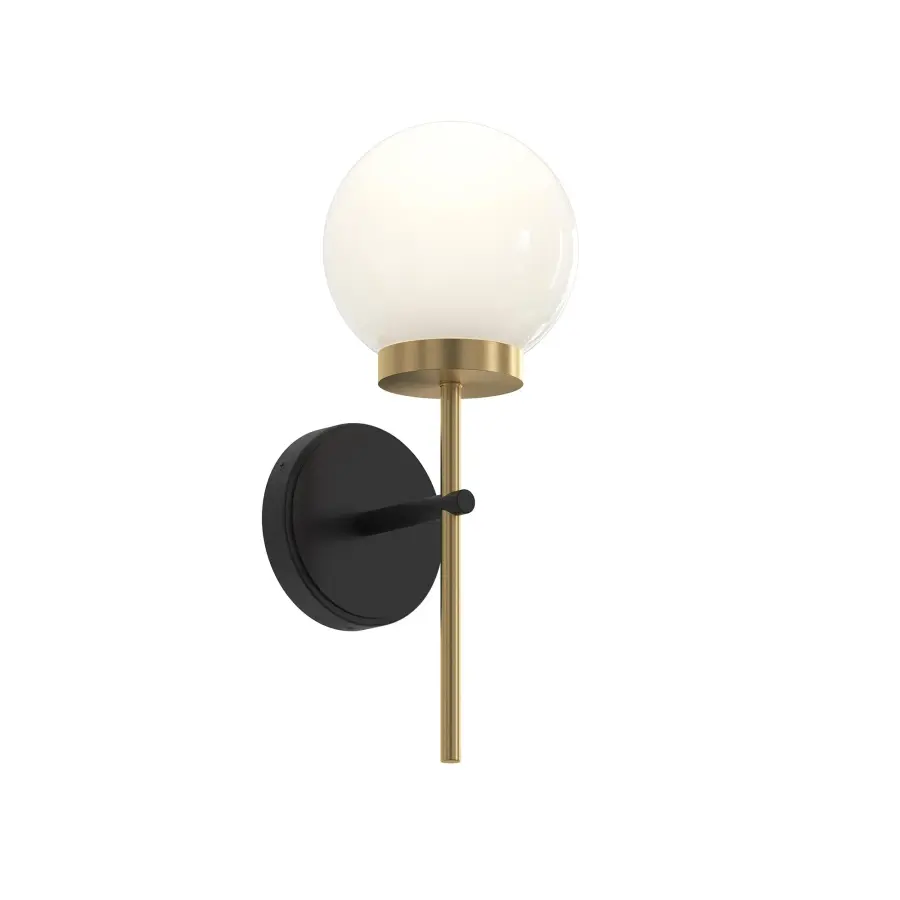 Rigsby Matte Black with Brushed Gold Sconce - Image 3