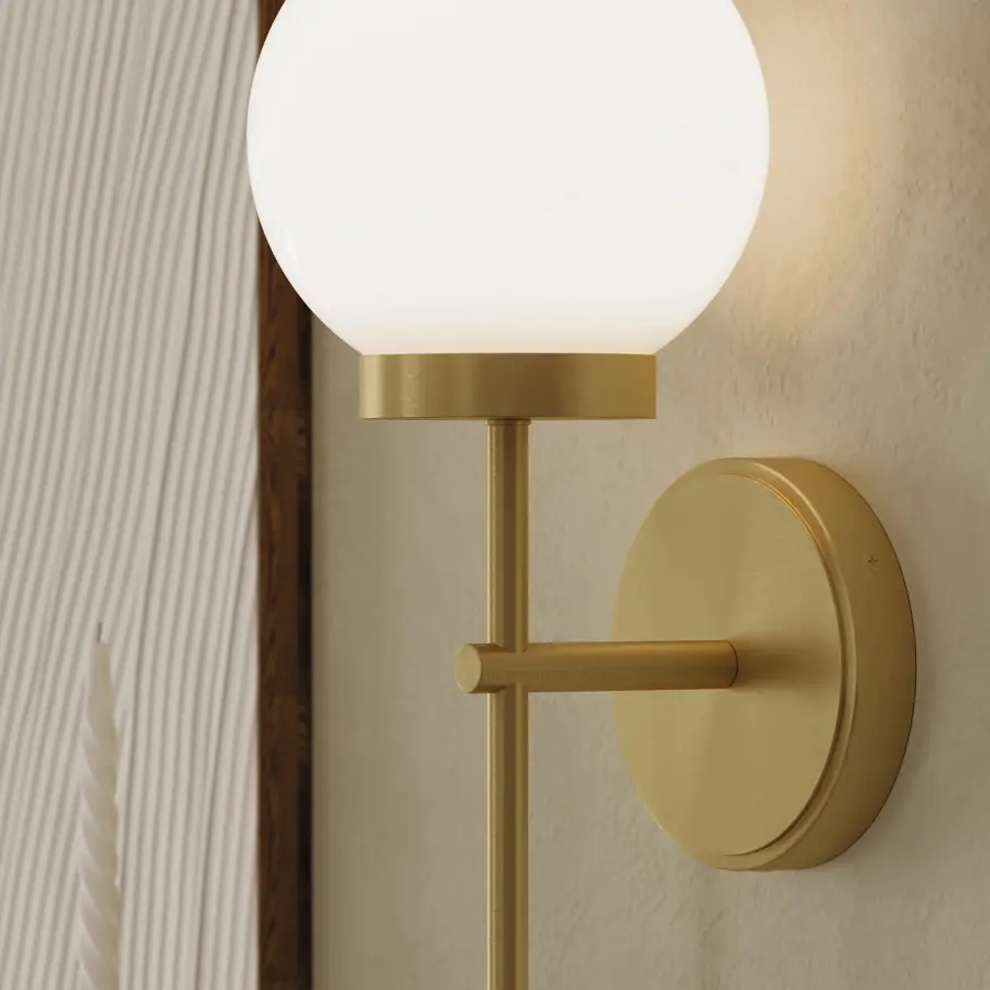 Rigsby Matte Black with Brushed Gold Sconce - Image 24