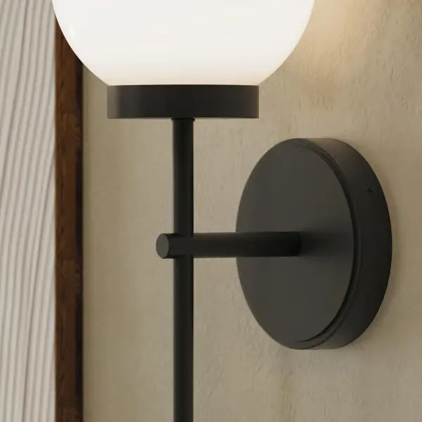 Rigsby Matte Black with Brushed Gold Sconce - Image 5