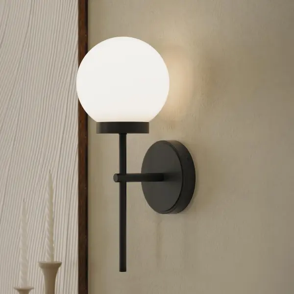Rigsby Matte Black with Brushed Gold Sconce - Image 6