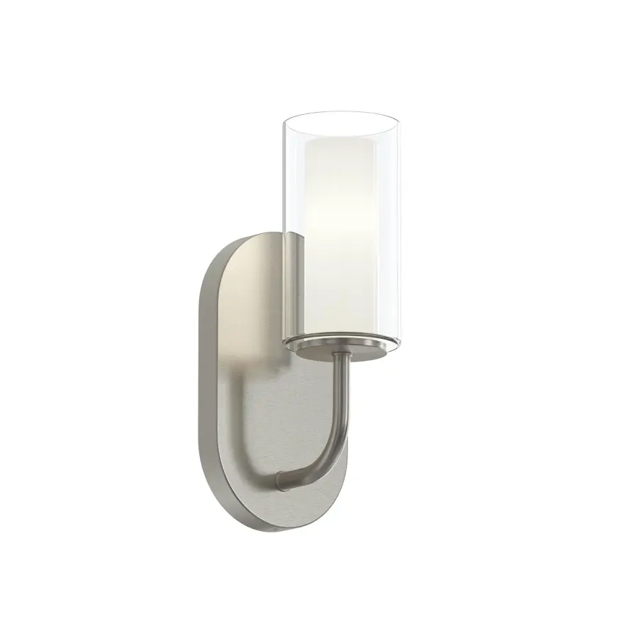 Versatile Brushed Nickel Sconce for Modern Transitional Spaces - Image 2