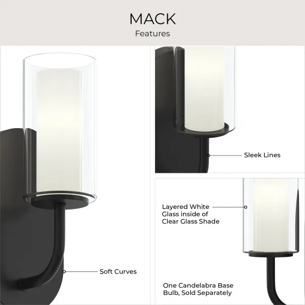 Mack Wall Sconce in Matte Black - Image 5