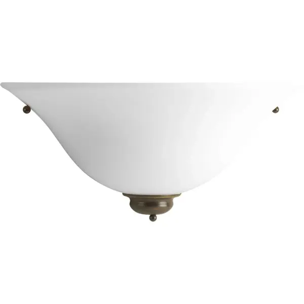 Etched Opal Glass Wall Sconce - Image 2