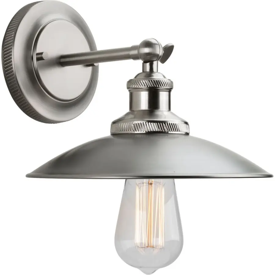 Archives Collection One-Light Adjustable Swivel Wall Sconce - Image 1