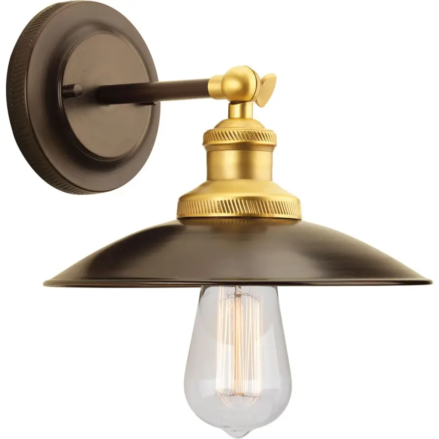 Archives Collection One-Light Adjustable Swivel Wall Sconce - Image 2