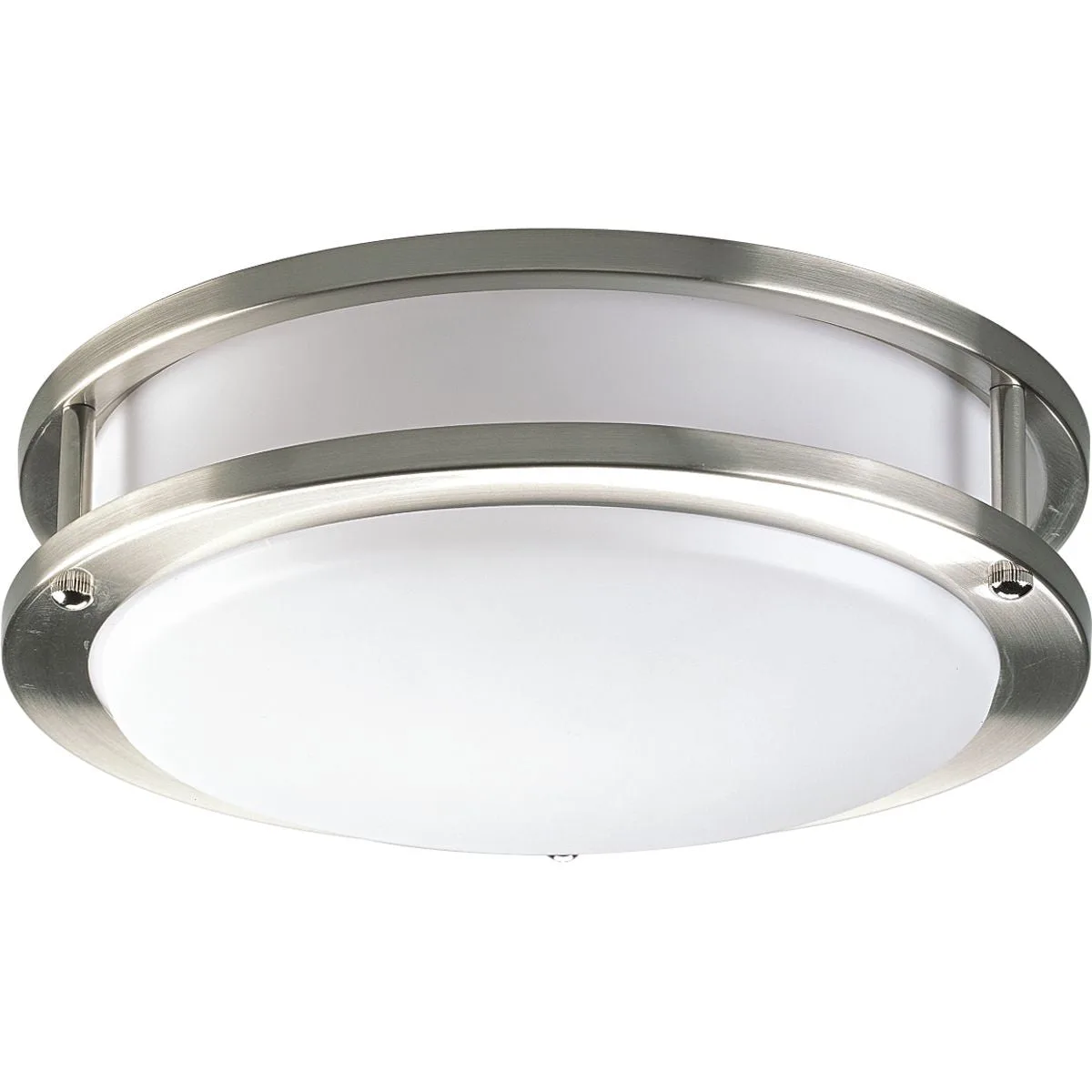 10-3/8" LED Flush Mount in Brushed Nickel