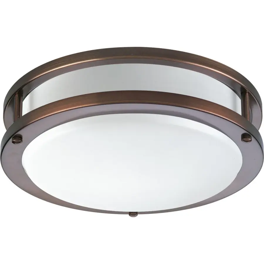 10-3/8" LED Flush Mount in Brushed Nickel - Image 2