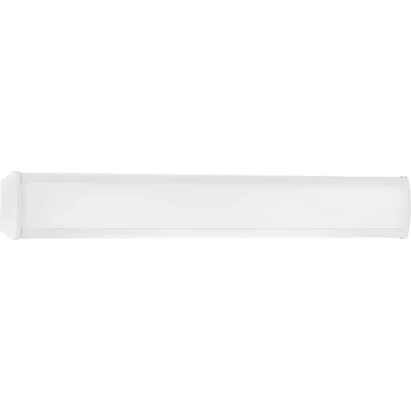 This four-foot LED wrap light delivers bright, energy-efficient illumination ideal for garages, kitchens, and utility spaces. Title 24 and JA8 compliant for California installations, with a clean white finish.