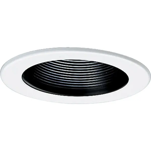4" Step Baffle Recessed Trim in Brushed Nickel - Image 1
