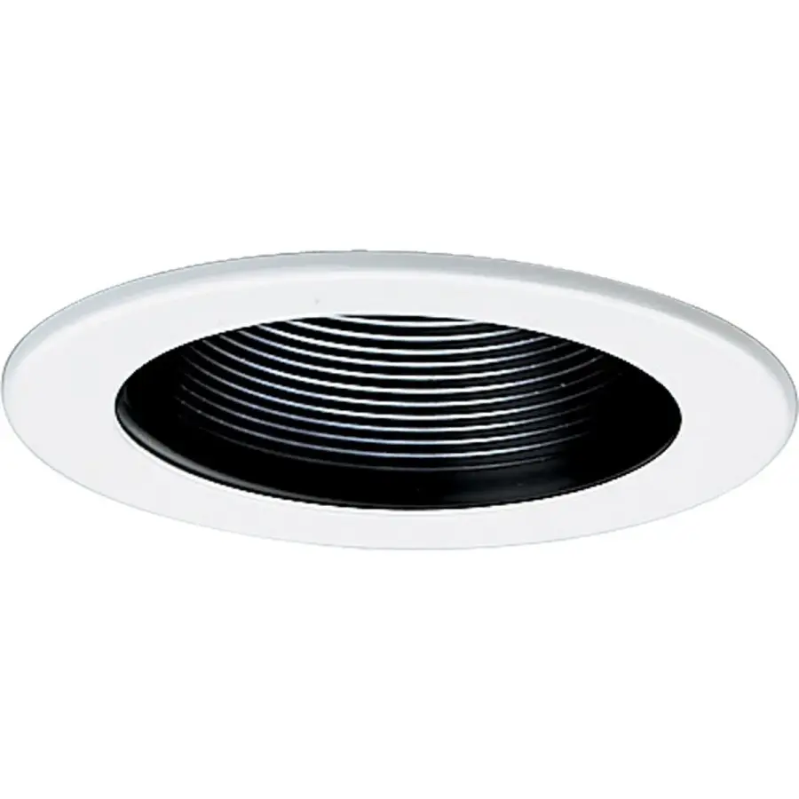 4" Step Baffle Recessed Trim in Brushed Nickel - Image 1