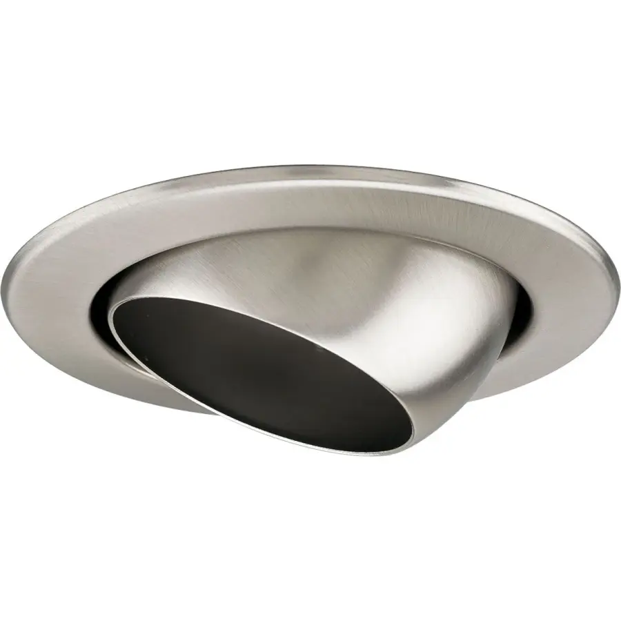 4" Recessed Eyeball Trim in Brushed Nickel - Image 2