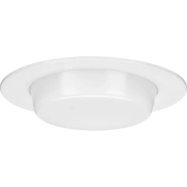 6" Recessed Drop Lensed Shower Trim with Frosted Glass Diffuser - Image 1