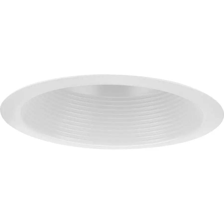 6" Recessed Step Baffle Trim - Satin White - Image 2