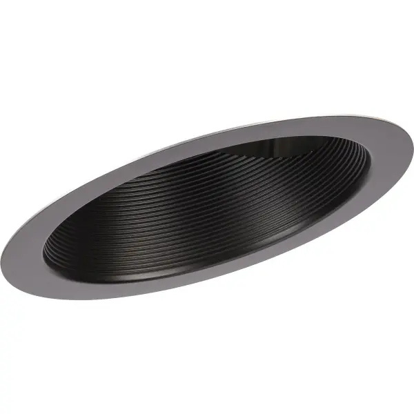 6" Recessed Sloped Ceiling Step Baffle Trim - Image 2