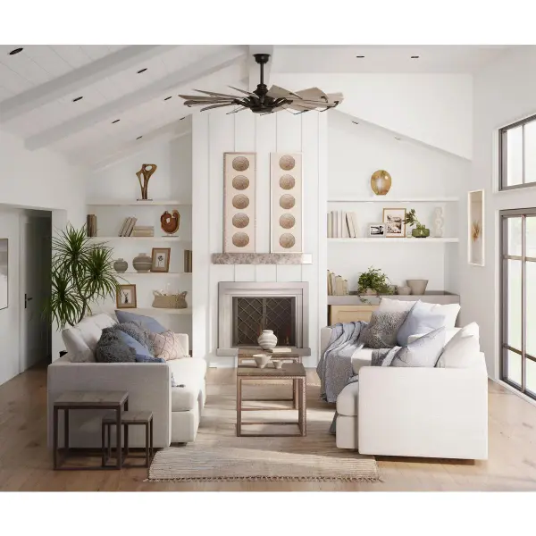 6" Recessed Sloped Ceiling Step Baffle Trim - Image 6