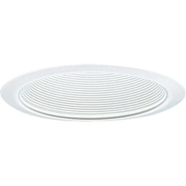 6" Step Baffle Recessed Trim - White - Image 1