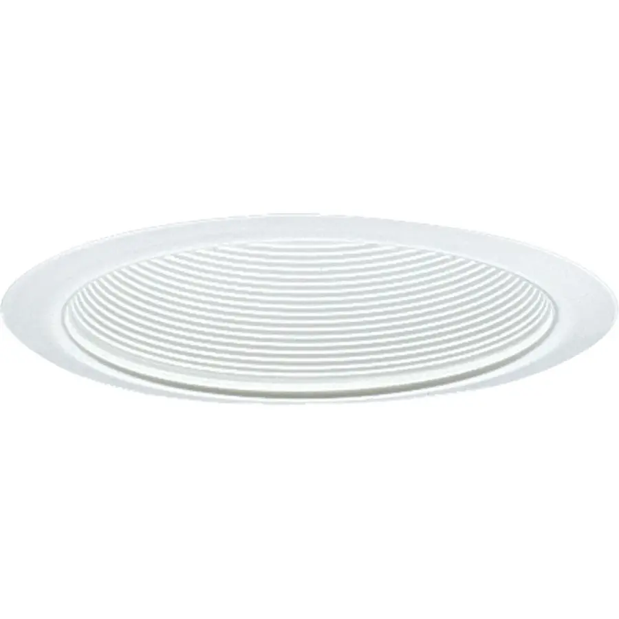 6" Step Baffle Recessed Trim - White - Image 1