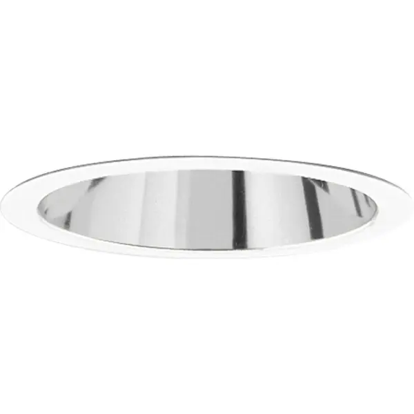 6" Clear Alzak Cone Recessed Trim