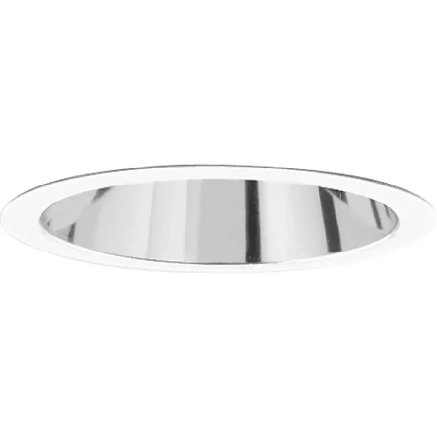 6" Clear Alzak Cone Recessed Trim
