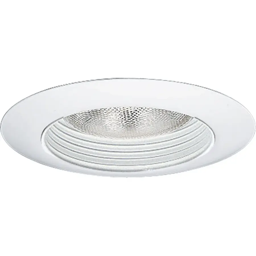 6" White Step Baffle Recessed Trim - Image 2