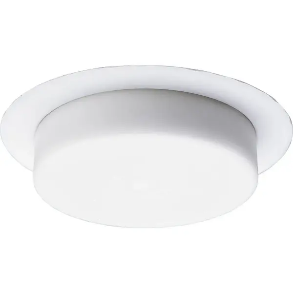 5" White Recessed Shower Trim