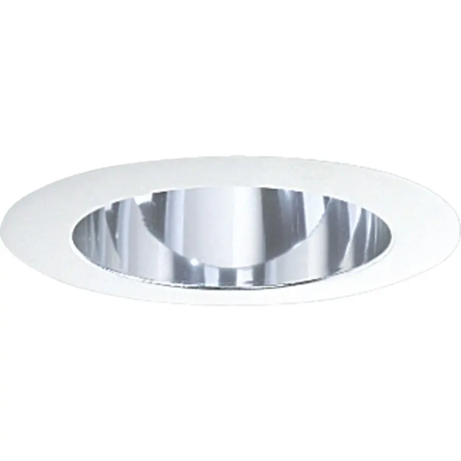 5" Deep Cone Recessed Trim - Clear Alzak