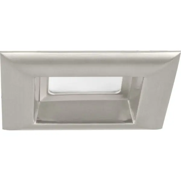 This compact LED square trim offers energy-efficient illumination with a contemporary brushed nickel finish. Designed for 4" housings, it provides clean, architectural lighting ideal for residential and light commercial spaces.