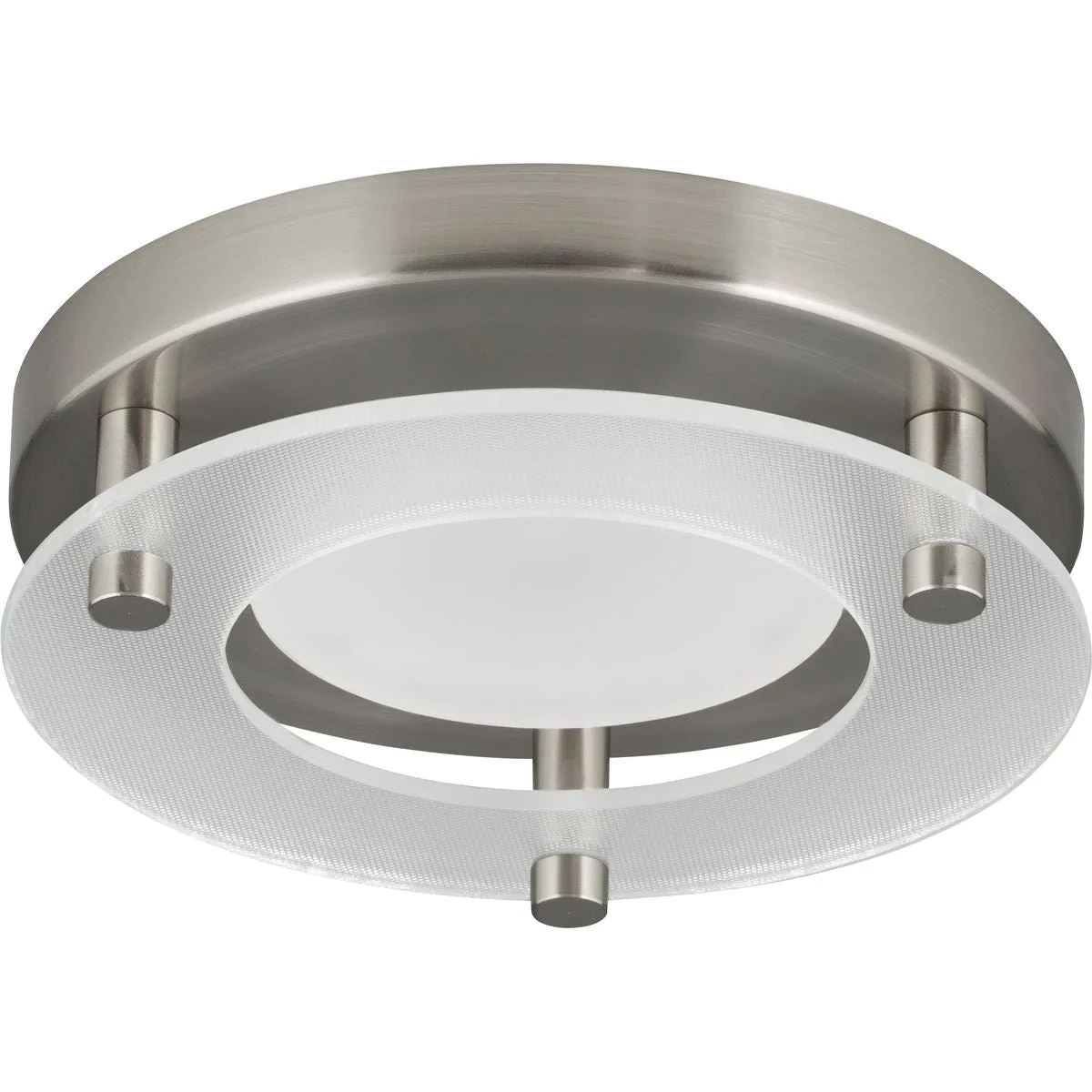 5.5" Round LED Surface Mount in Brushed Nickel