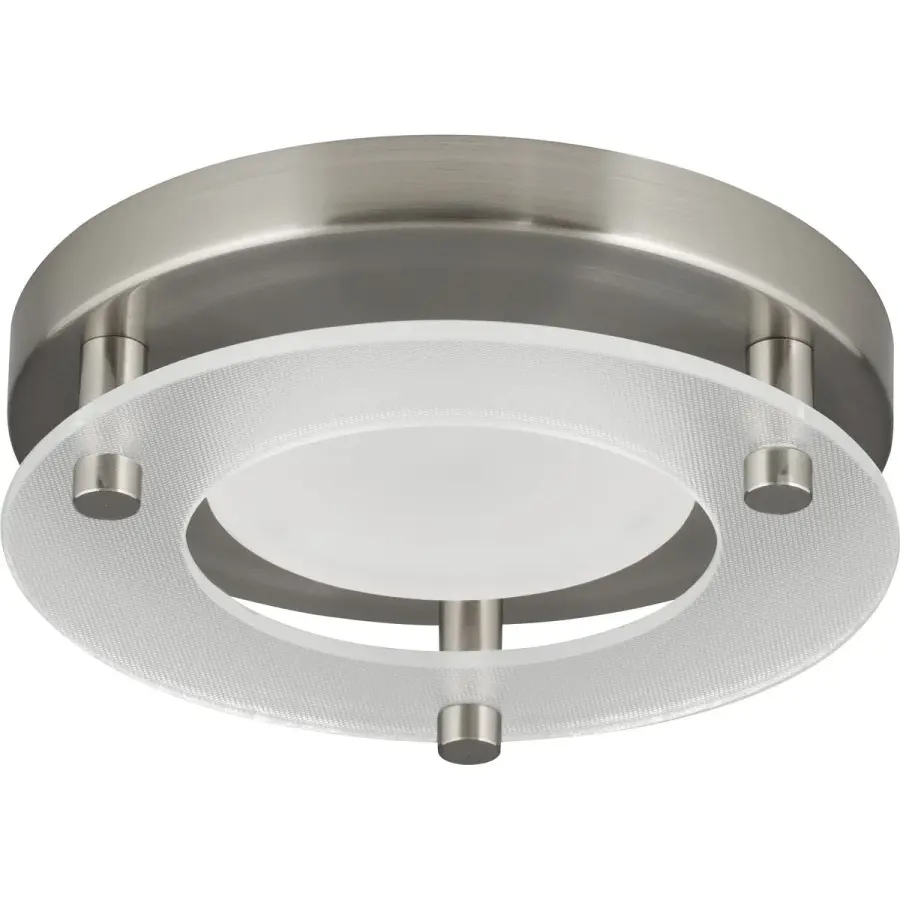 5.5" Round LED Surface Mount in Brushed Nickel - Image 1