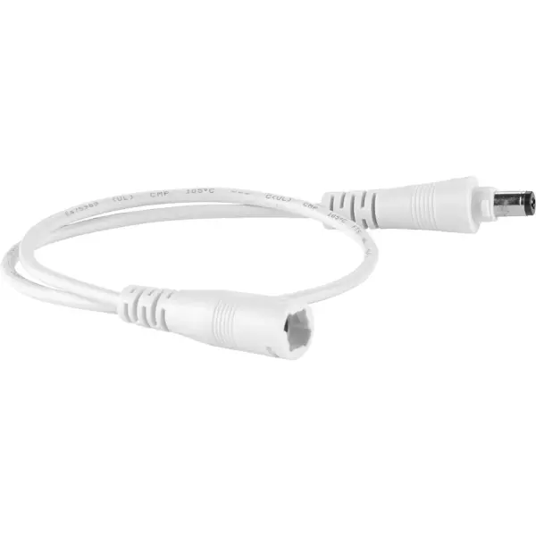 This 18-inch cable with terminals is a critical installation component for Everlume Edgelit recessed lighting systems. Designed for residential and light commercial applications, it provides reliable connectivity.
