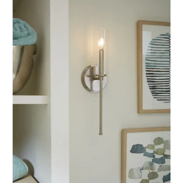 Elara Collection Etched White Glass Shade - Image 4