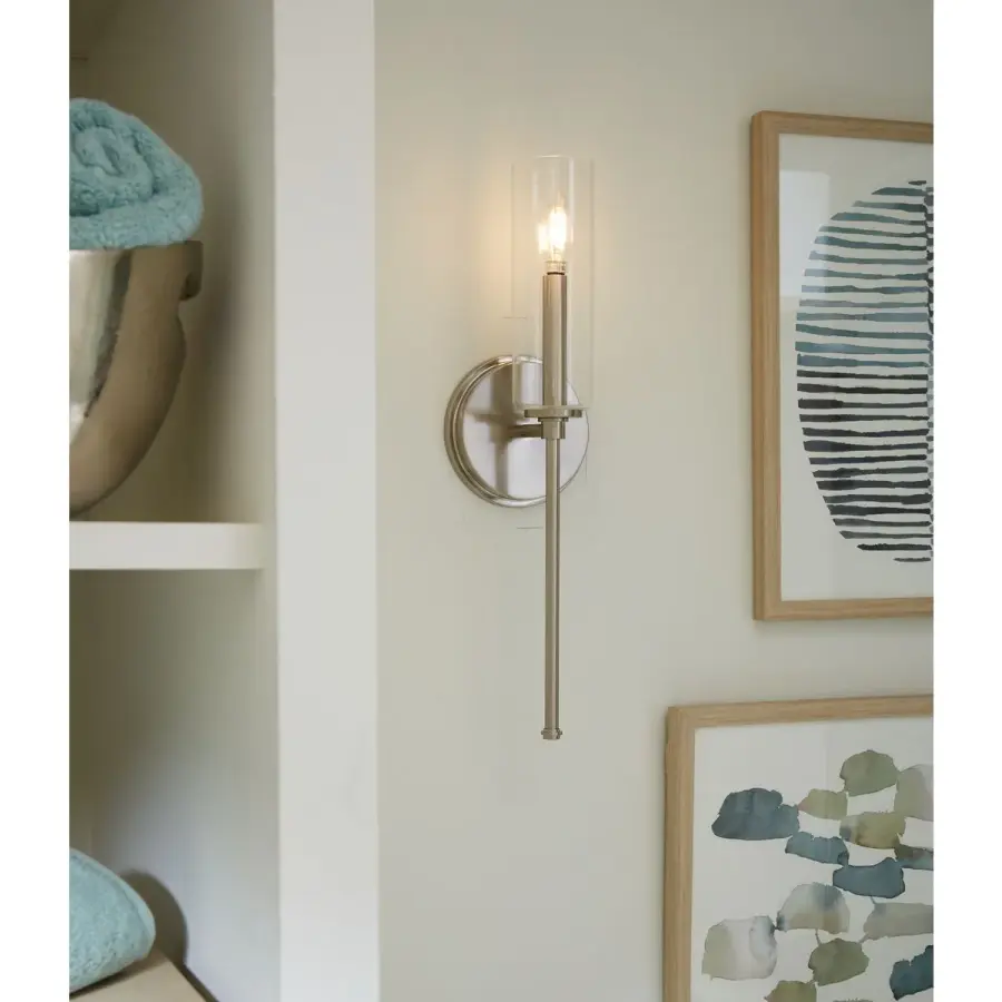 Elara Collection Etched White Glass Shade - Image 4