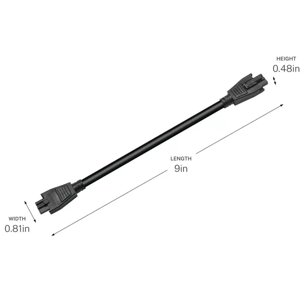 Arza 9-Inch Interconnecting Cord - Image 6
